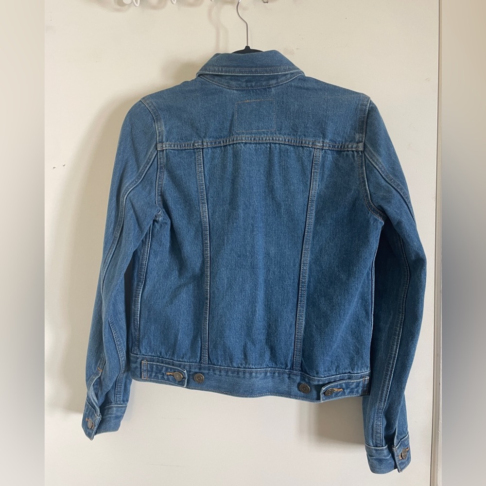 Levi’s Vintage Zip Up Denim Jacket sz S (orange tag) - Picture 4 of 6
